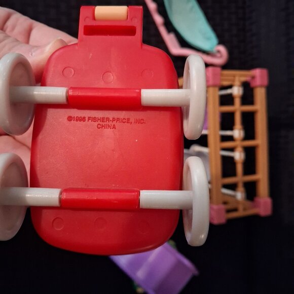 Fisher Price Loving Family Dollhouse Swing Set & Slide Playground Lot Bundle - Picture 9 of 9